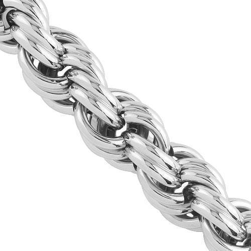 Sterling Silver Rope Bracelet